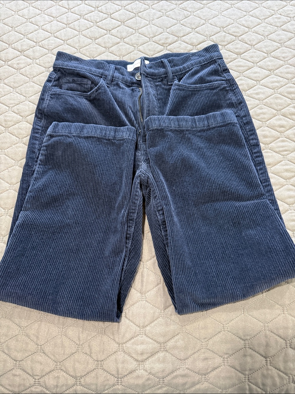 LOFT Navy Corduroy Pants